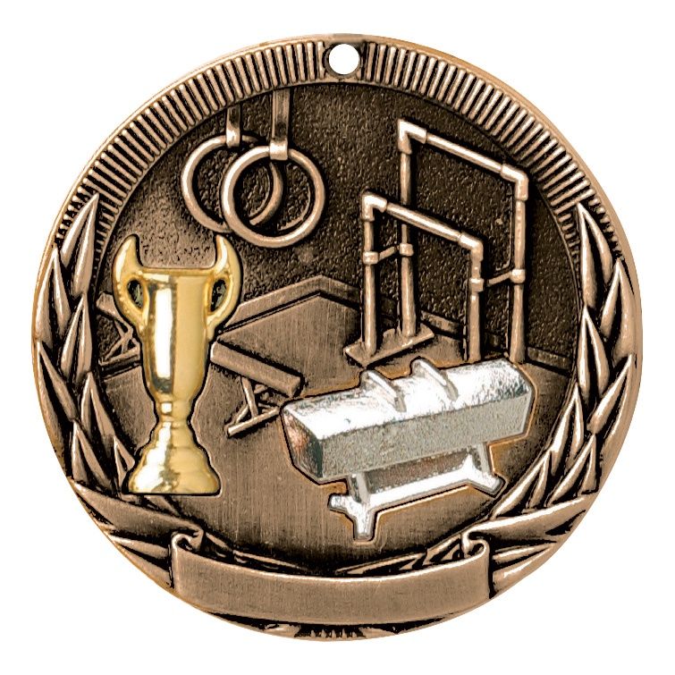 Tri-Colored Medal, Gymnastics, Bronze