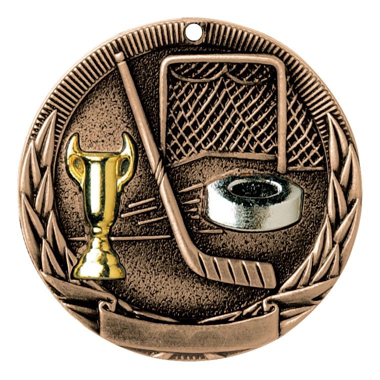 Tri-Colored Medal, Hockey, Bronze