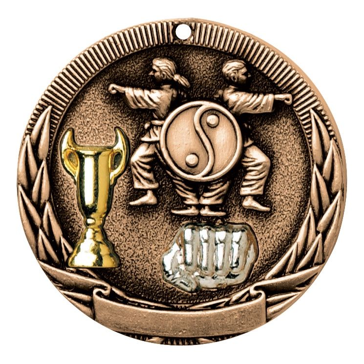 Tri-Colored Medal, Karate, Bronze