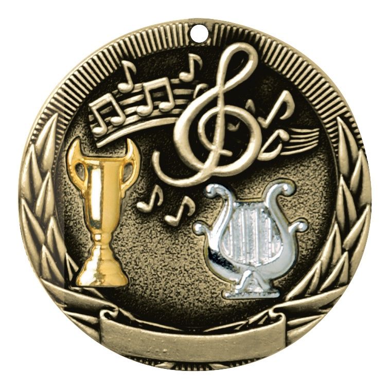 Tri-Colored Medal, Music, Gold