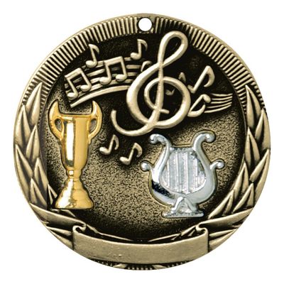Tri-Colored Medal, Music, Gold
