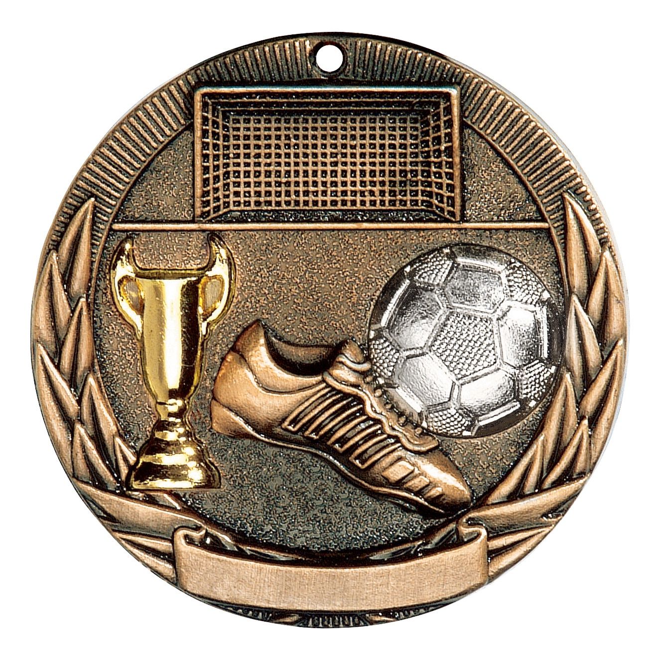Tri-Colored Medal, Soccer, Bronze