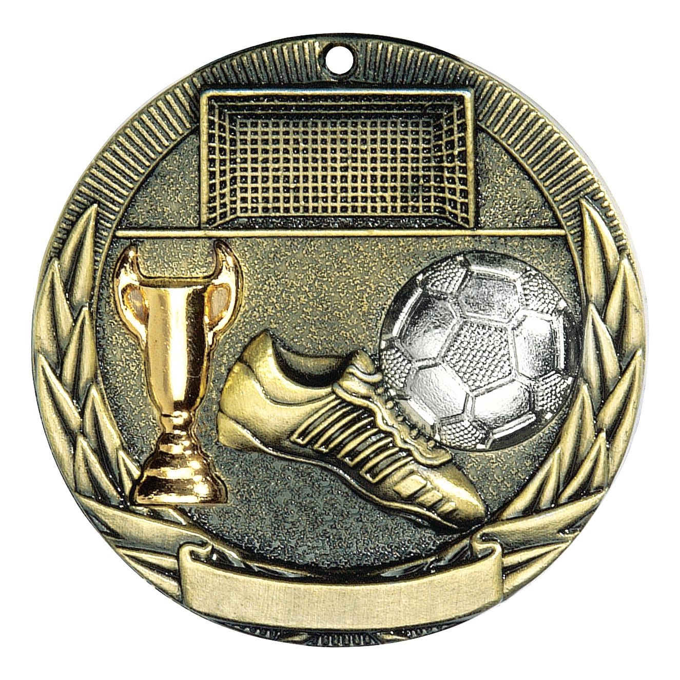 Tri-Colored Medal, Soccer, Gold