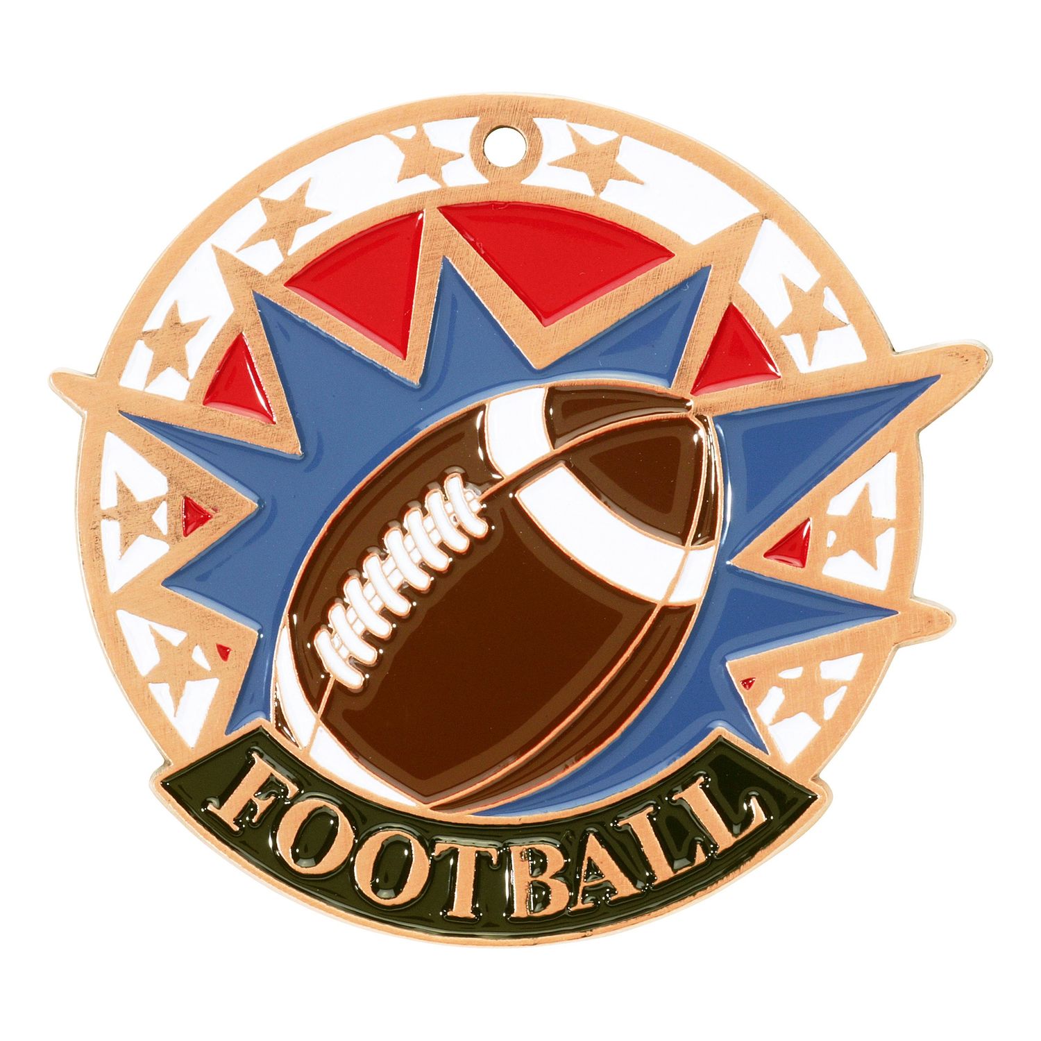 USA Sport Medal, Football, Bronze, 2"