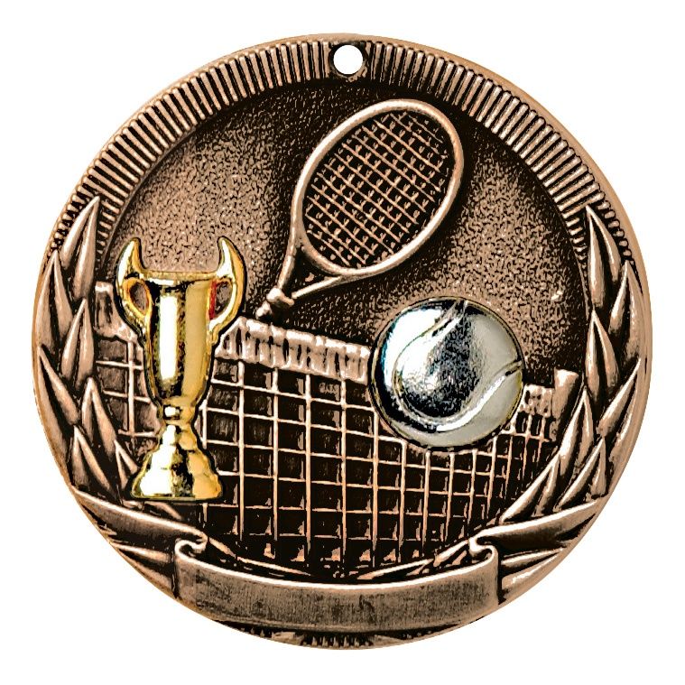 Tri-Colored Medal, Tennis, Bronze