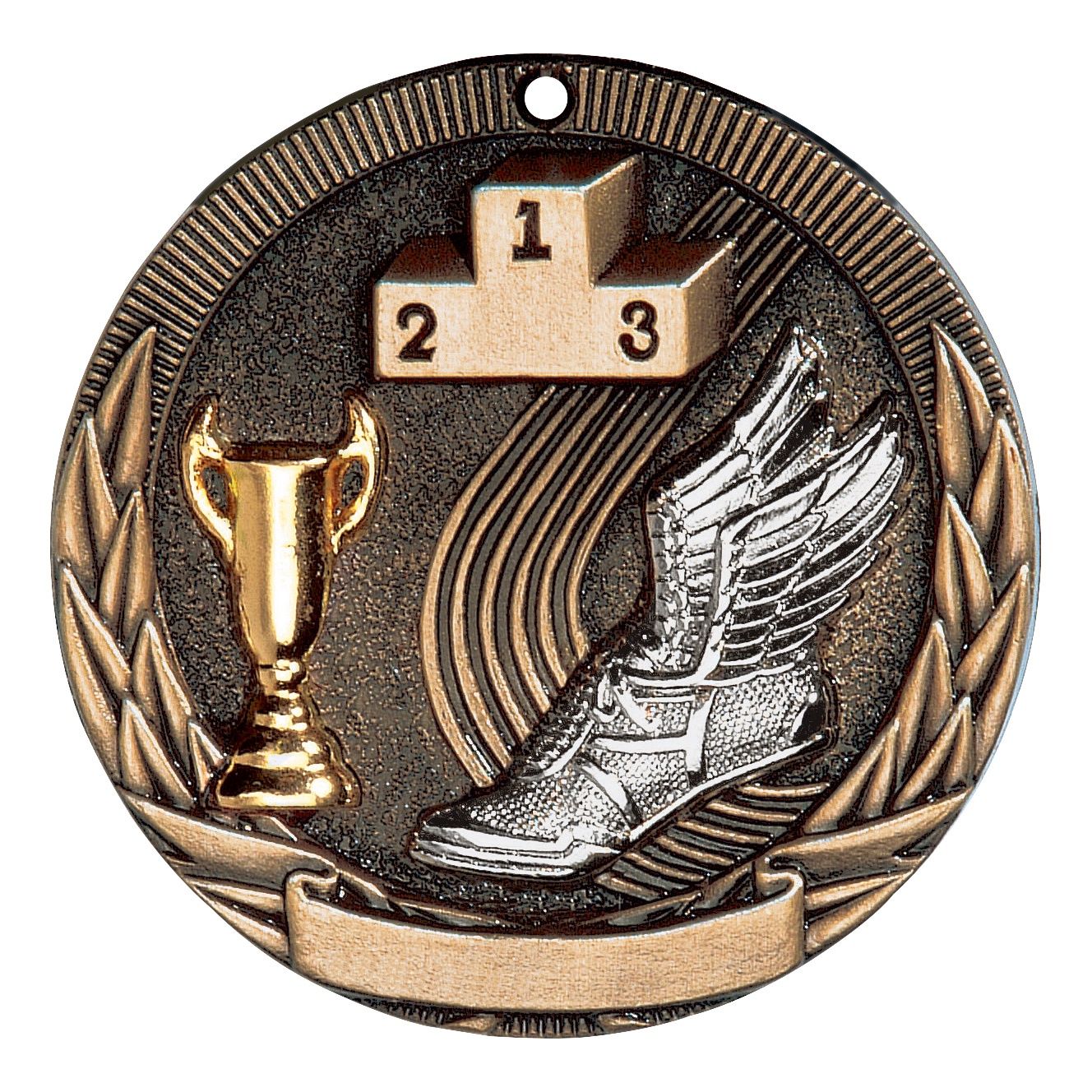 Tri-Colored Medal, Track, Bronze