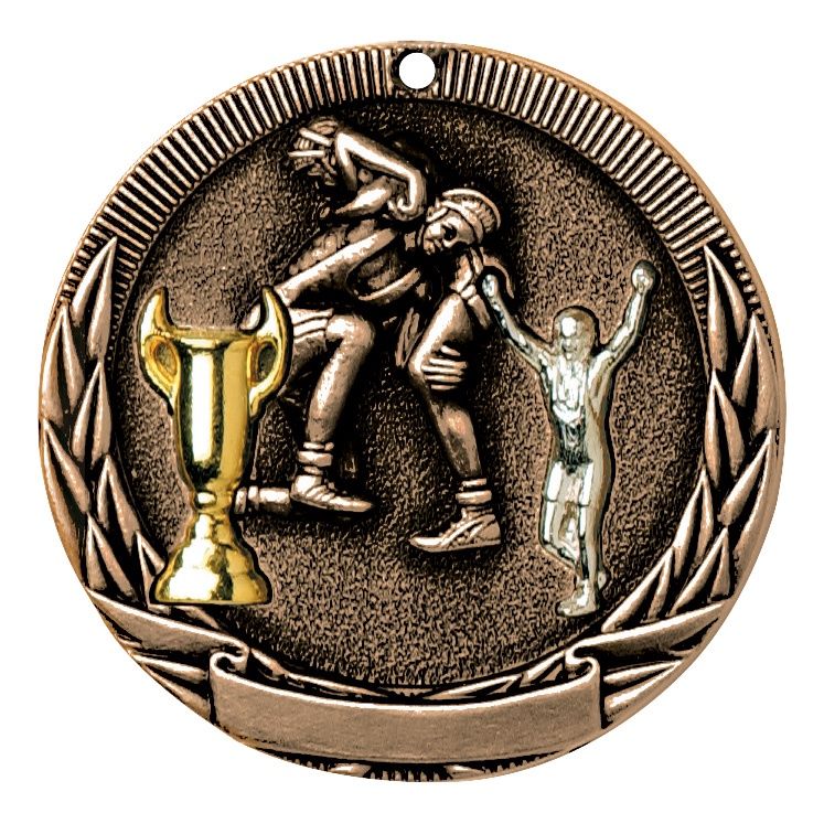 Tri-Colored Medal, Wrestling, Bronze