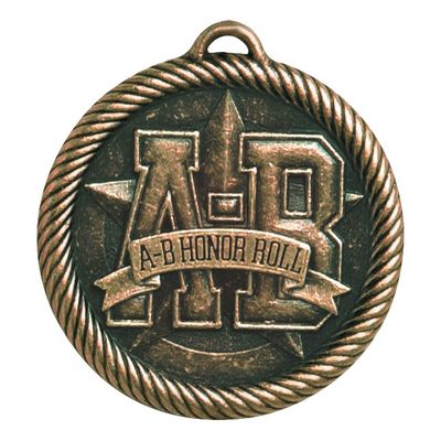 Value Medal, A-B Honor Roll, Bronze