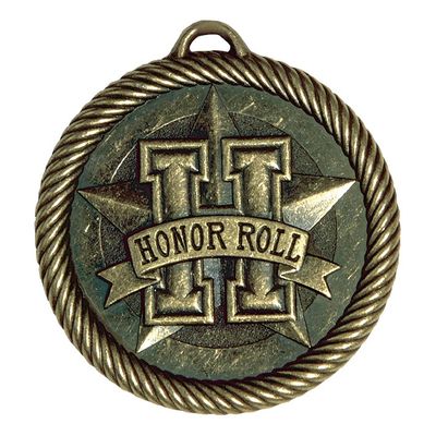 Value Medal, Honor Roll, Gold, 2"