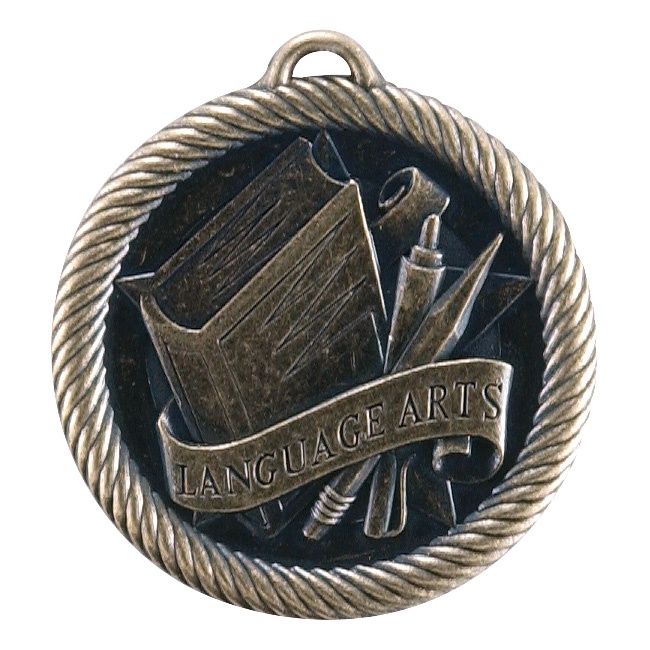 Value Medal, Language Arts, Gold