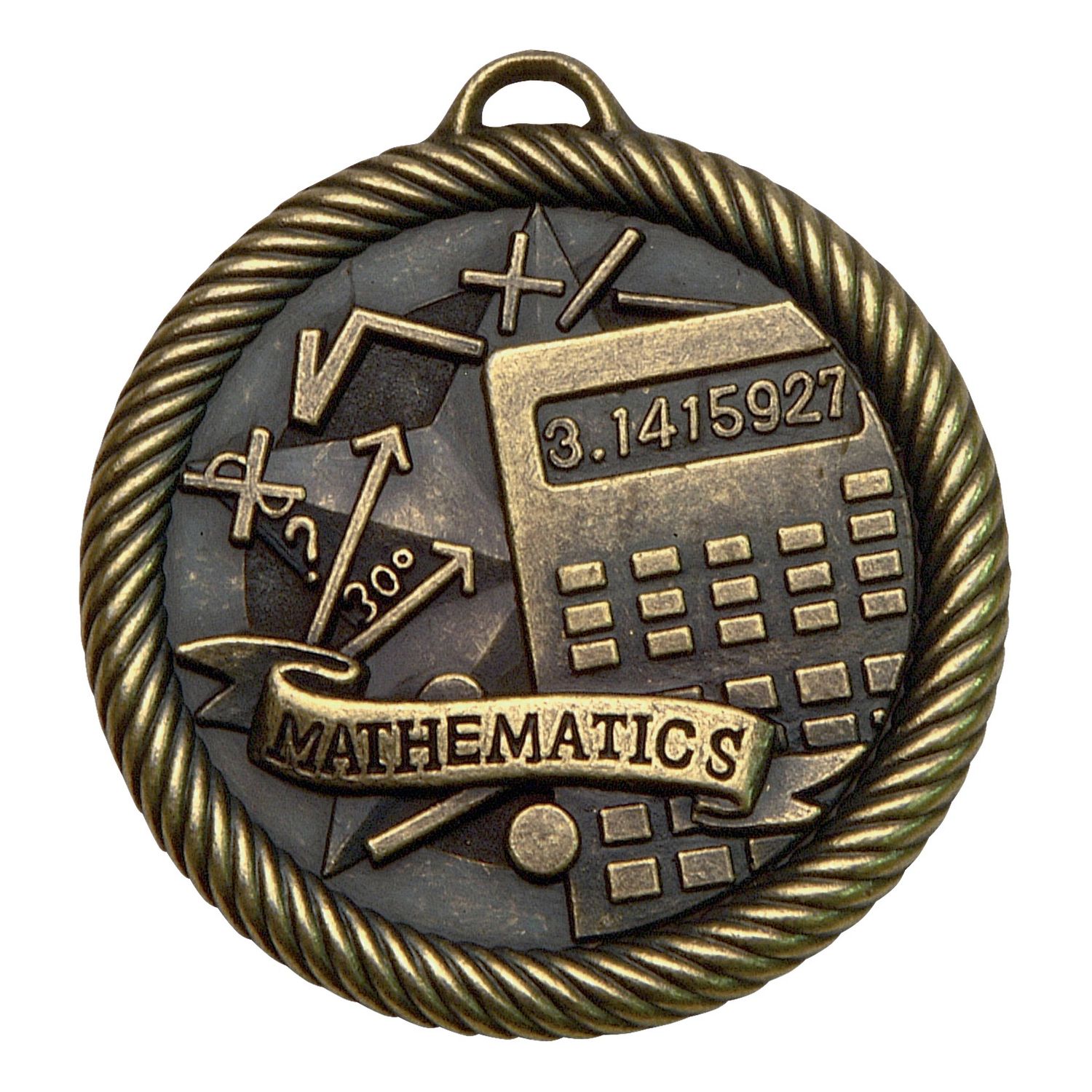 Value Medal, Math, Gold, 2"