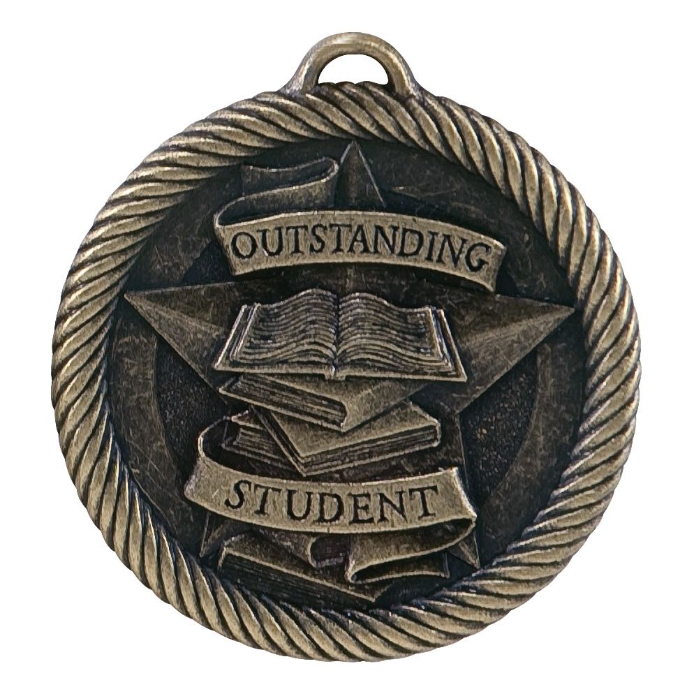 Value Medal, Outstanding Student, Gold