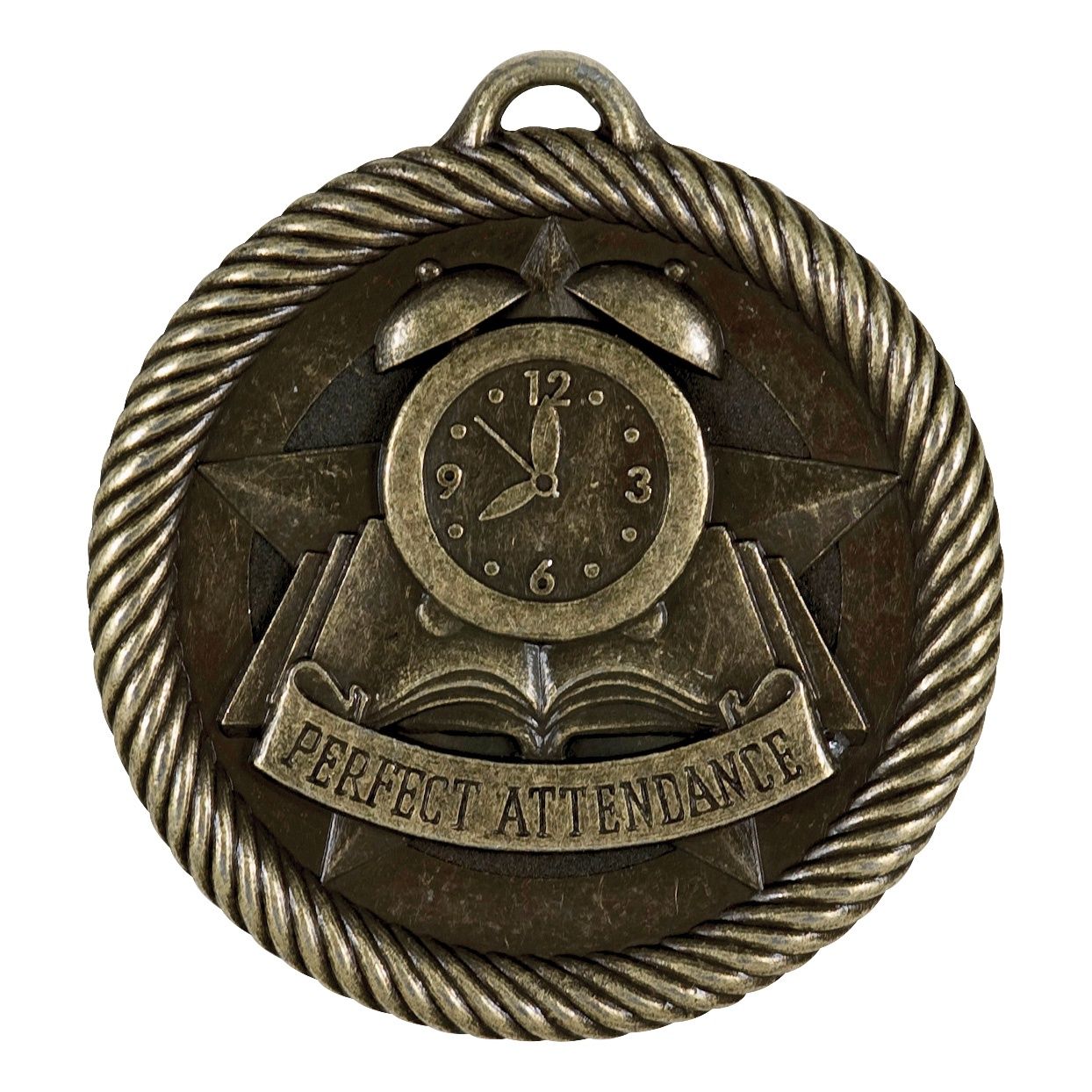 Value Medal, Perfect Attendance, Gold