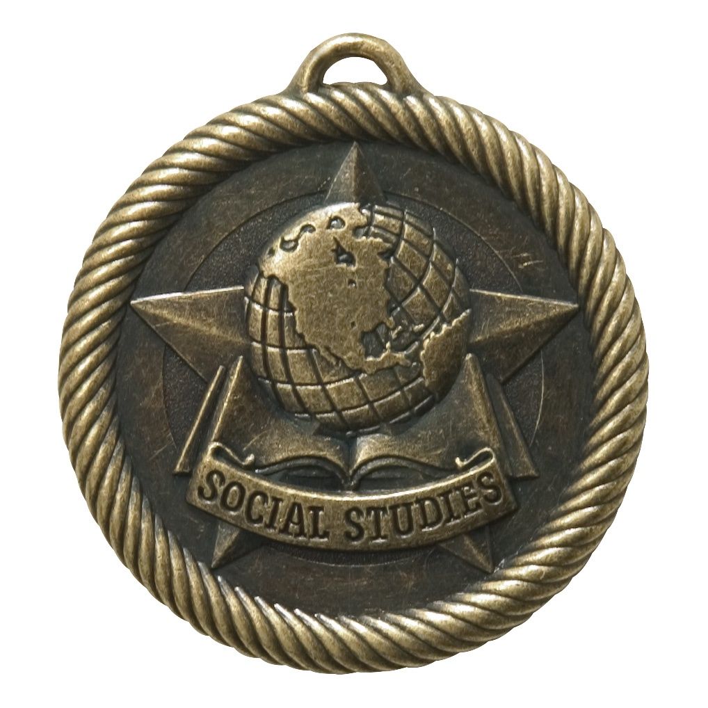 Value Medal, Social Studies, Gold