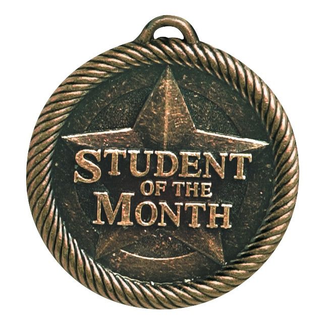 Value Medal, Student of the Month, Bronze