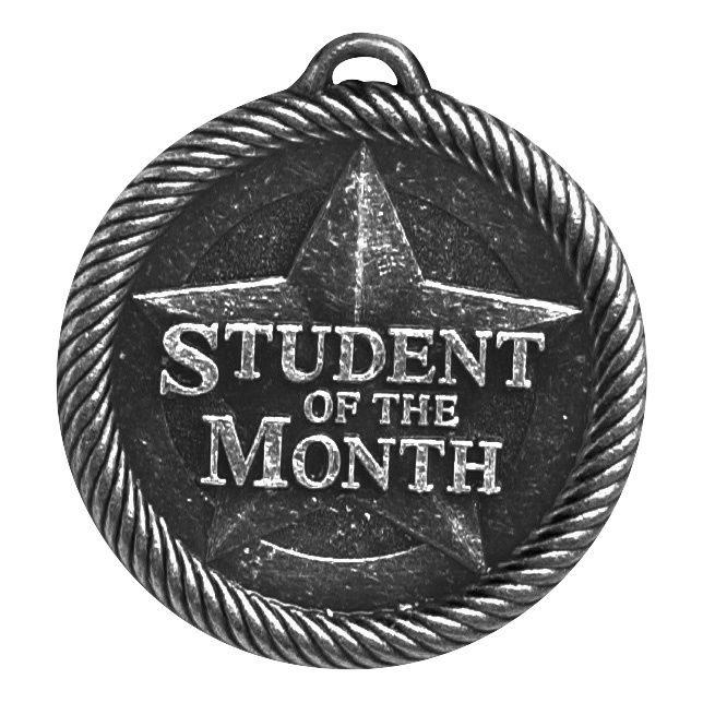 Value Medal, Student of the Month, Silver