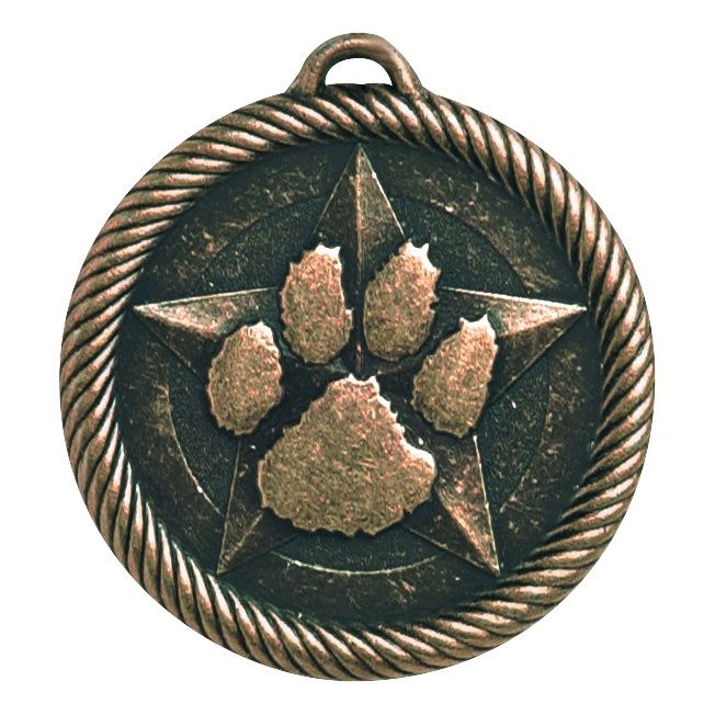 Value Medal, Paw Print, Bronze