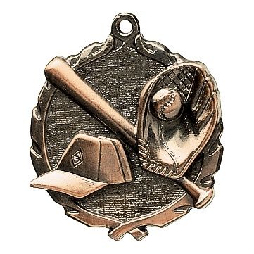 Wreath Medal, Baseball, Bronze
