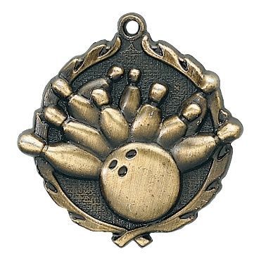 Wreath Medal, Bowling, Gold