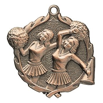 Wreath Medal, Cheer, Bronze