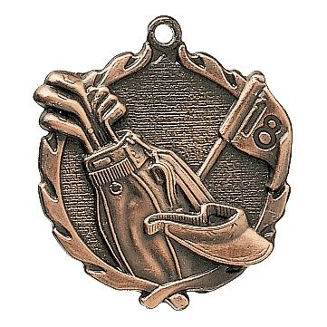 Wreath Medal, Golf, Bronze
