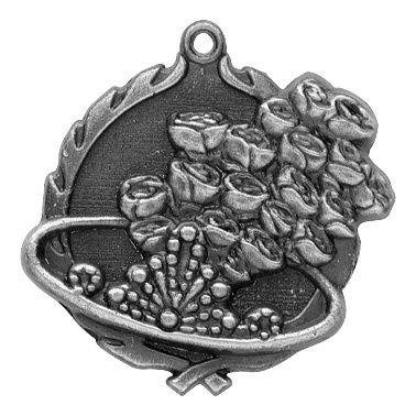 Wreath Medal, Beauty Queen, Silver