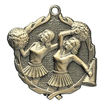 Wreath Medal, Cheer, Gold
