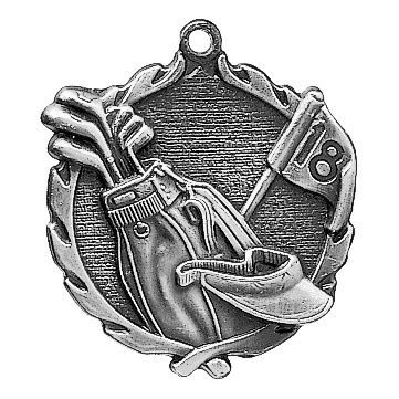 Wreath Medal, Golf, Silver