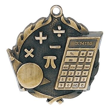 Wreath Medal, Math, Gold