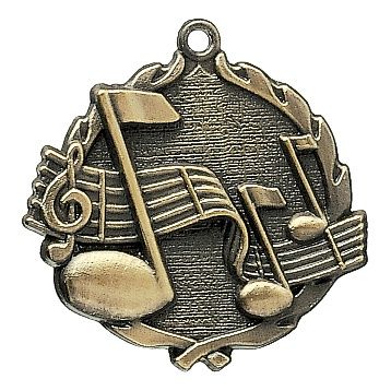 Wreath Medal, Music, Gold