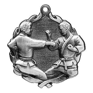 Wreath Medal, Karate, Silver