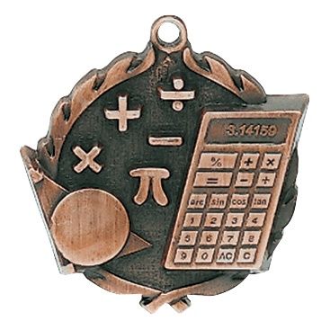 Wreath Medal, Math, Bronze