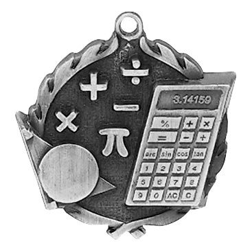 Wreath Medal, Math, Silver