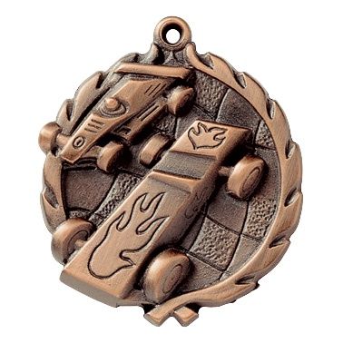 Wreath Medal, Pinewood Derby, Bronze