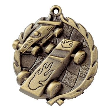 Wreath Medal, Pinewood Derby, Gold