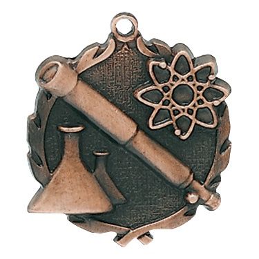 Wreath Medal, Science, Bronze