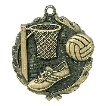 Wreath Medal, Netball, Gold