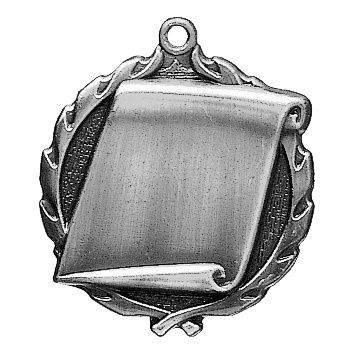 Wreath Medal, Scroll, Silver