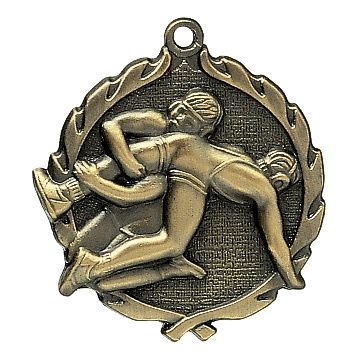 Wreath Medal, Wrestling, Gold