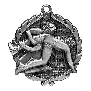Wreath Medal, Wrestling, Silver
