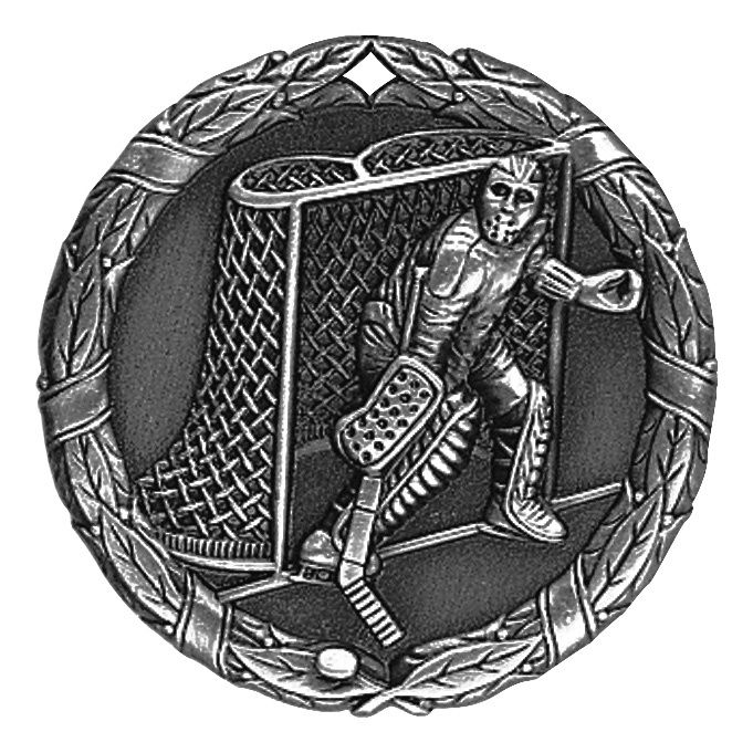 XR Medal, Ice Hockey, Action, Silver