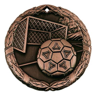 XR Medal, Soccer, Bronze, 2"