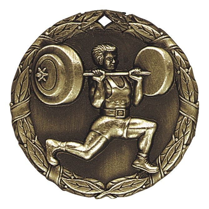XR Medal, Weightlifter, Gold