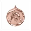 2 WRESTLING MEDAL BRONZE