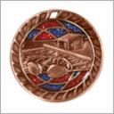 2.5" SWIMMING MEDAL BRON
