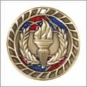 2.5" VICTORY MEDAL GOLD