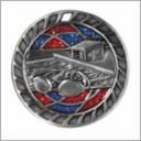 2.5" SWIMMING MEDAL SILV