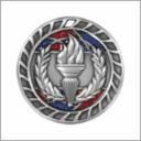 2.5" VICTORY MEDAL SILV
