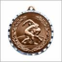 AB WRESTLING MEDAL ANTIQUE