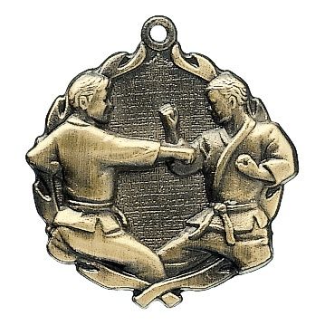 Wreath Medal, Karate, Gold